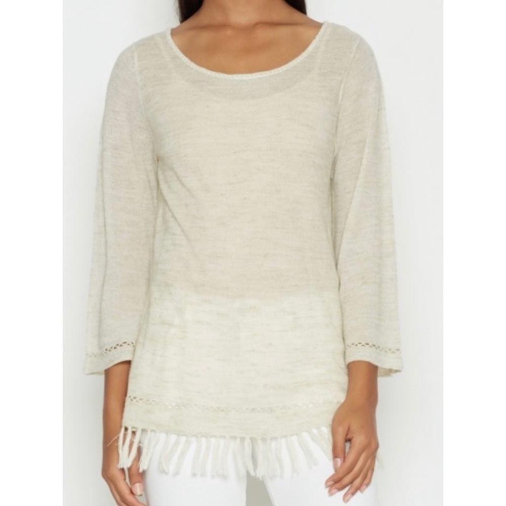 Joie | Annalie Fringe-Trim Sweater